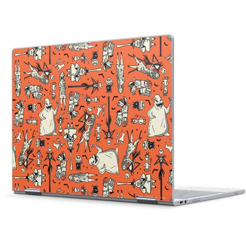 Disney The Nightmare Before Christmas Character Pattern print Pixelbook Skin